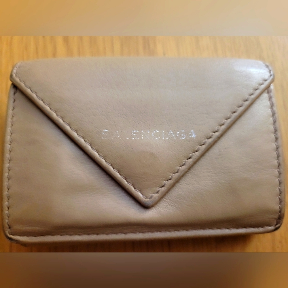 Balenciaga vintage mini wallet in pale pink